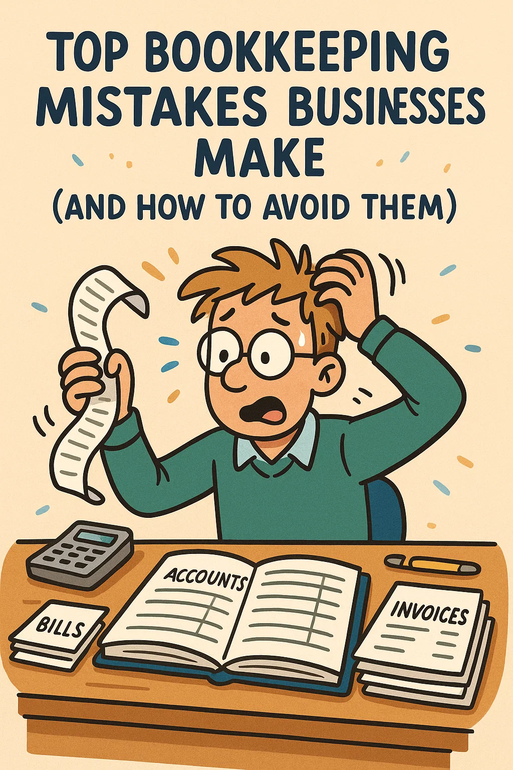 Read more about the article Top Bookkeeping Mistakes Businesses Make (And How to Avoid Them)