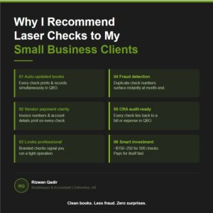 Read more about the article Why I Recommend Laser Checks to My Small Business Clients