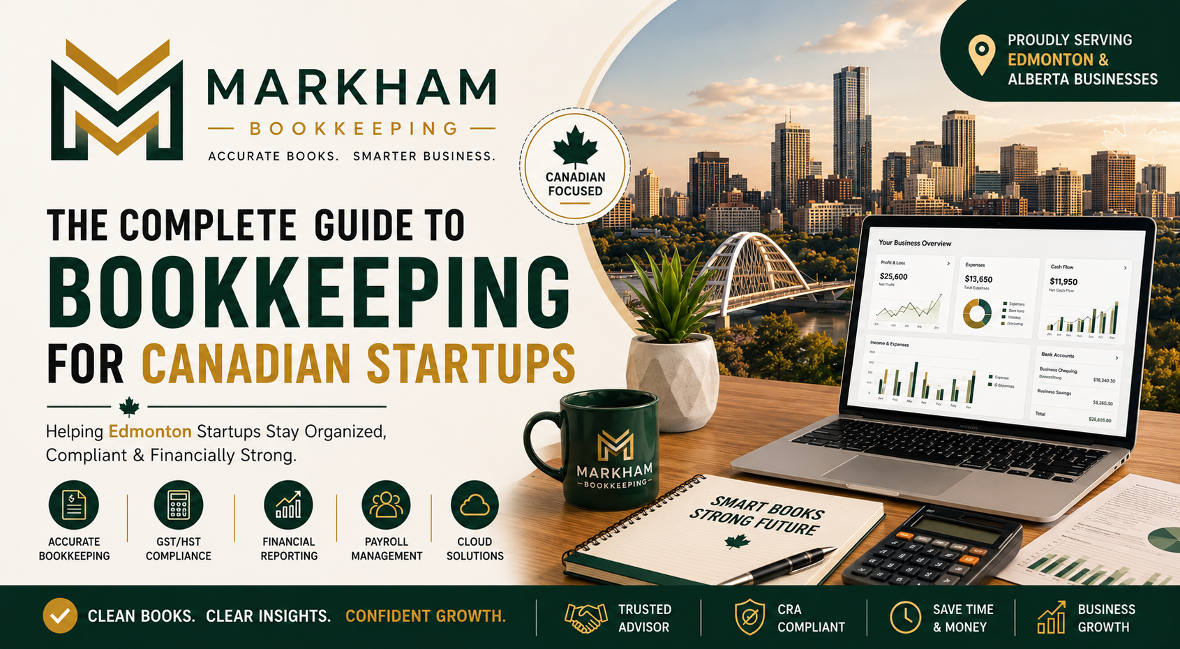 Read more about the article The Complete Guide to Bookkeeping for Canadian Startups (Edmonton Edition)
