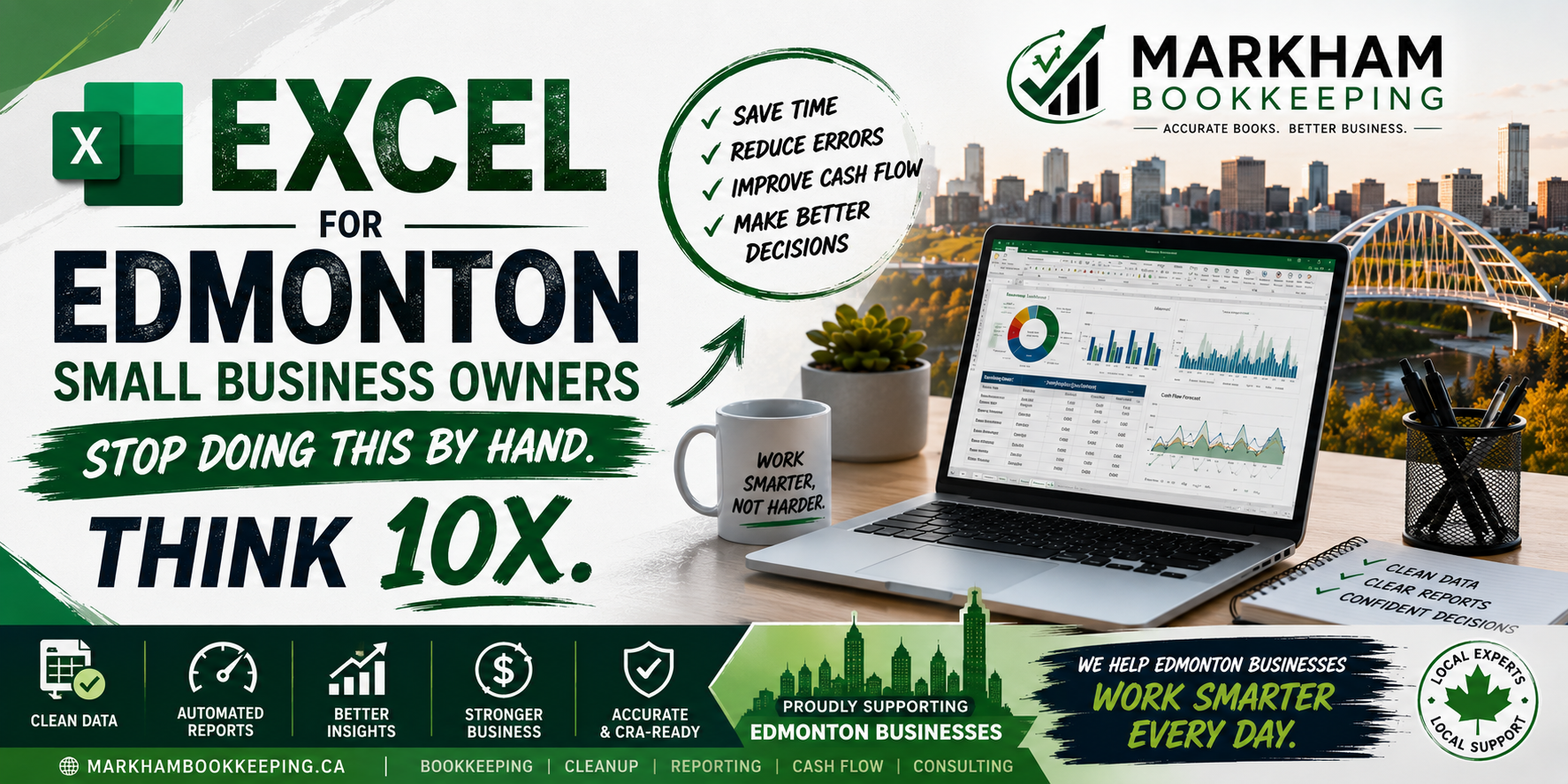 Read more about the article Excel for Edmonton Small Business Owners: Stop Doing This By Hand