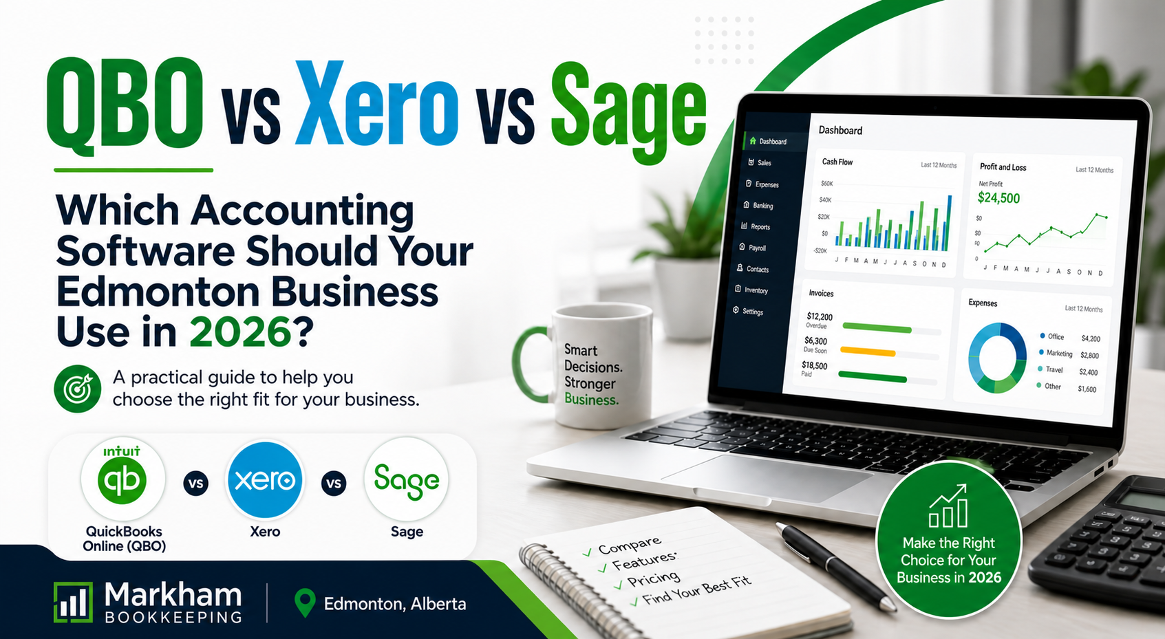 Read more about the article QBO vs Xero vs Sage: Which Accounting Software Should Your Edmonton Business Use in 2026?