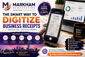 Read more about the article The Smart Way to Digitize Business Receipts: A Practical Guide for Edmonton Small Businesses