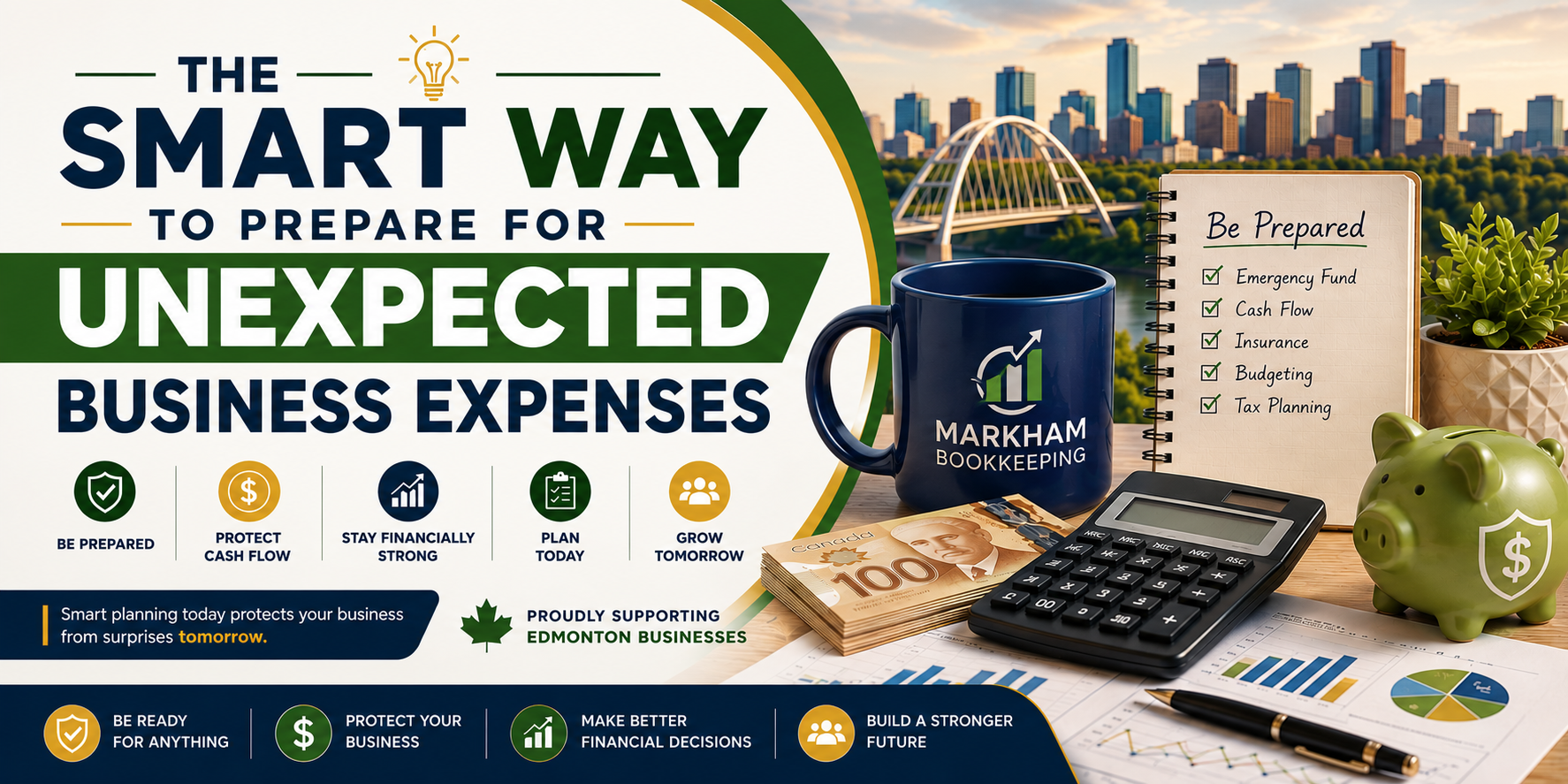Read more about the article The Smart Way to Prepare for Unexpected Business Expenses in Edmonton