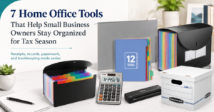 Read more about the article 7 Home Office Tools That Help Small Business Owners Stay Organized for Tax Season