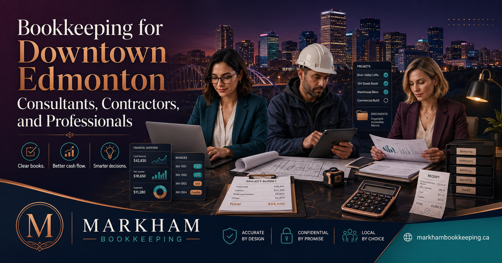 Read more about the article Bookkeeping for Downtown Edmonton Consultants, Contractors, and Professionals