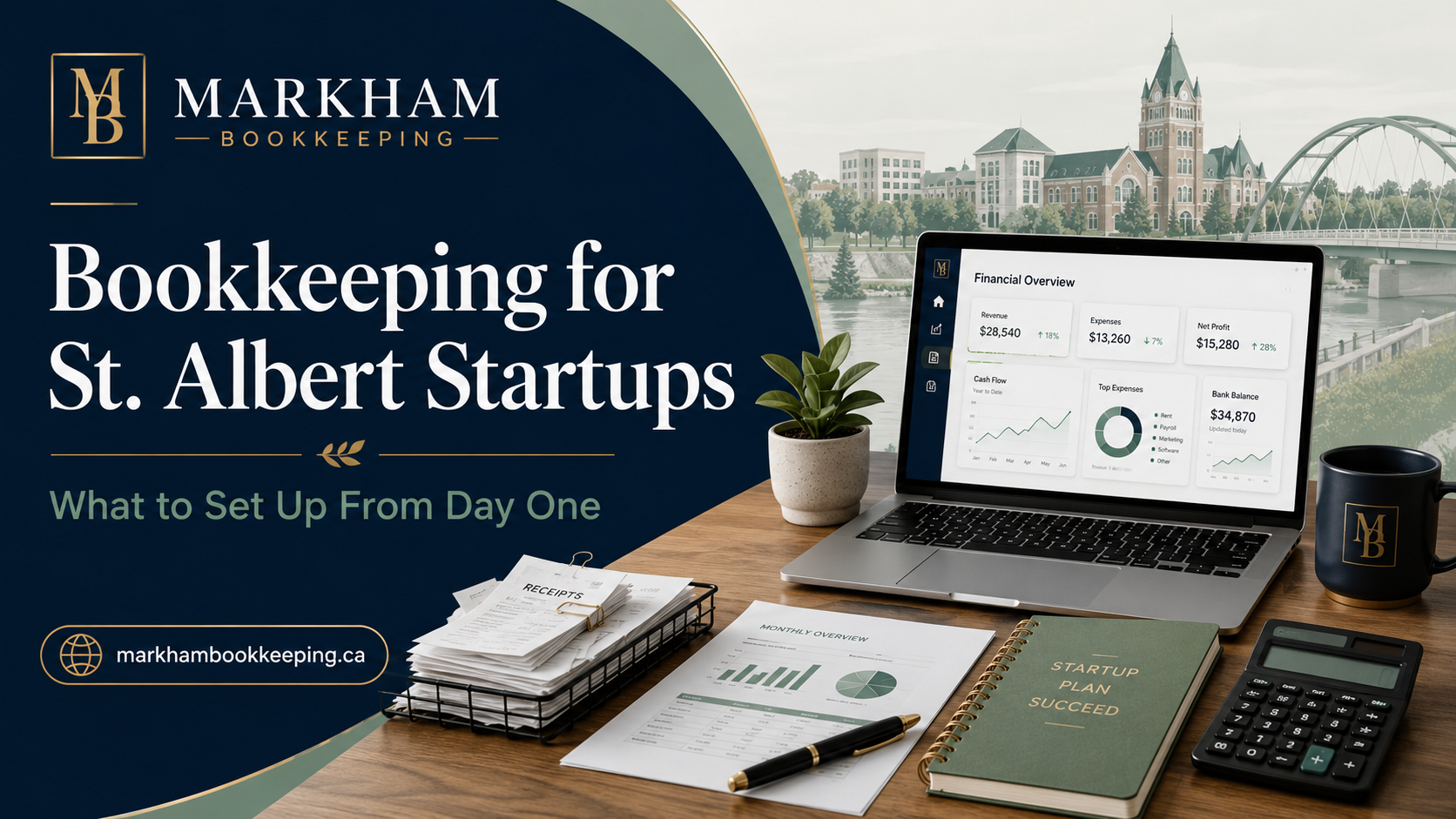 Read more about the article Bookkeeping for St. Albert Startups: What to Set Up From Day One