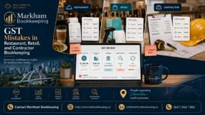 Read more about the article GST Mistakes in Restaurant, Retail, and Contractor Bookkeeping
