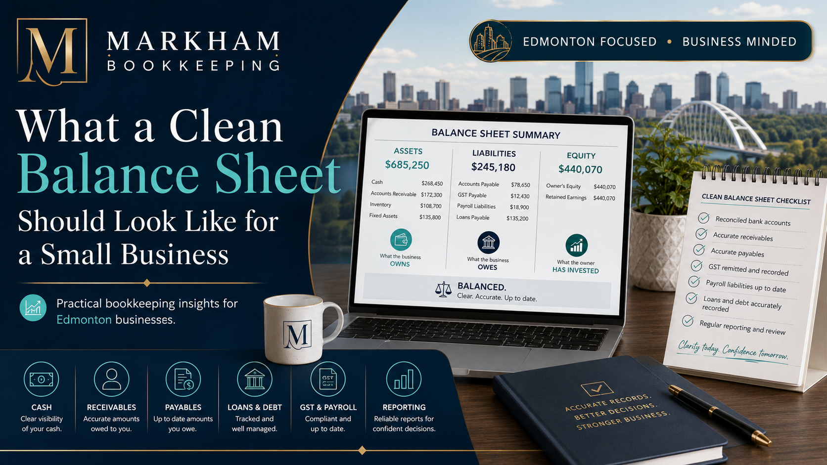 Read more about the article What a Clean Balance Sheet Should Look Like for a Small Business