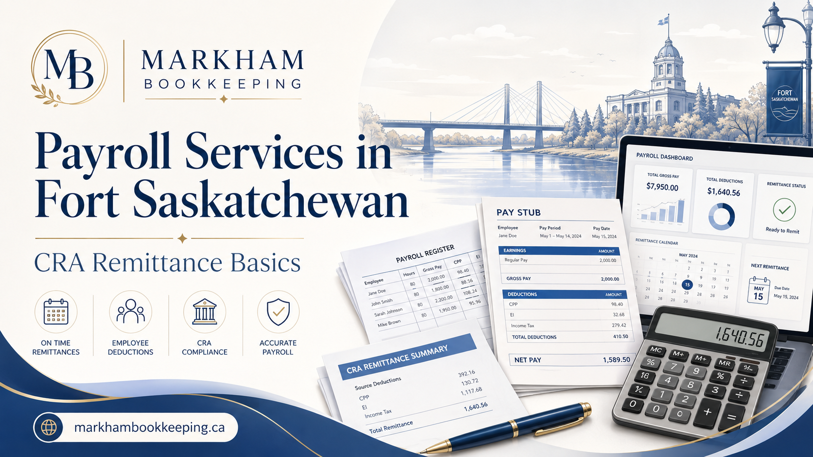 Read more about the article Payroll Services in Fort Saskatchewan: CRA Remittance Basics