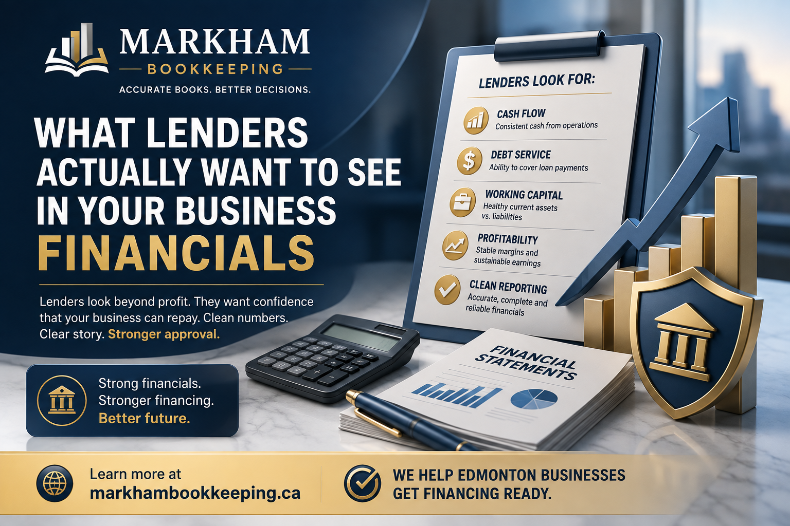 Read more about the article What Lenders Actually Want to See in Your Business Financials